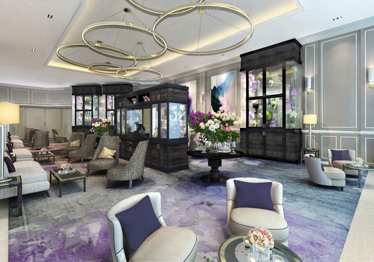 喷泉地标酒店 迪拜 外观 照片 The lobby of the hotel
